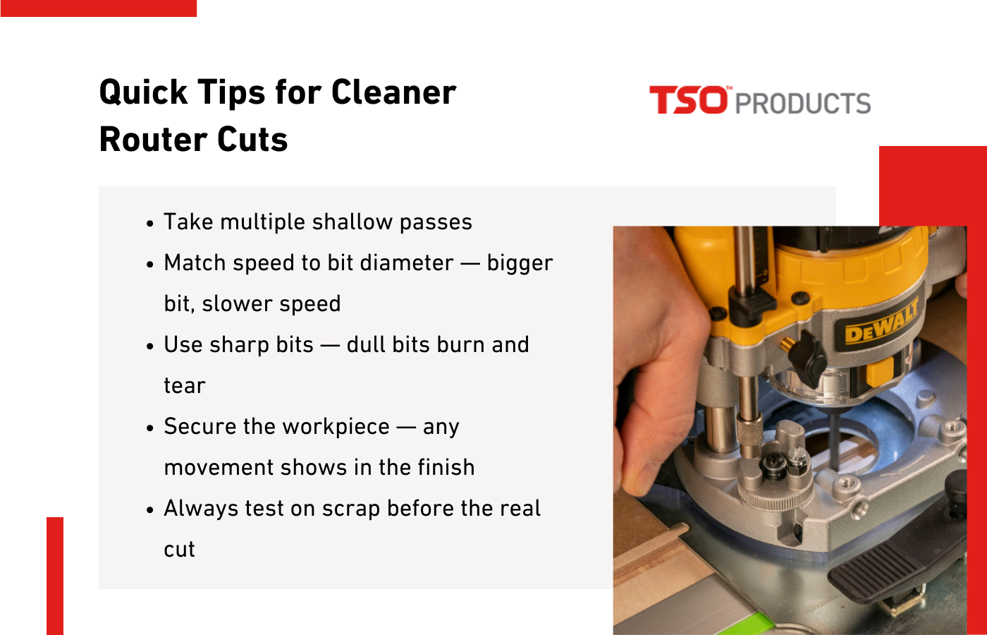 dewalt quick tips router