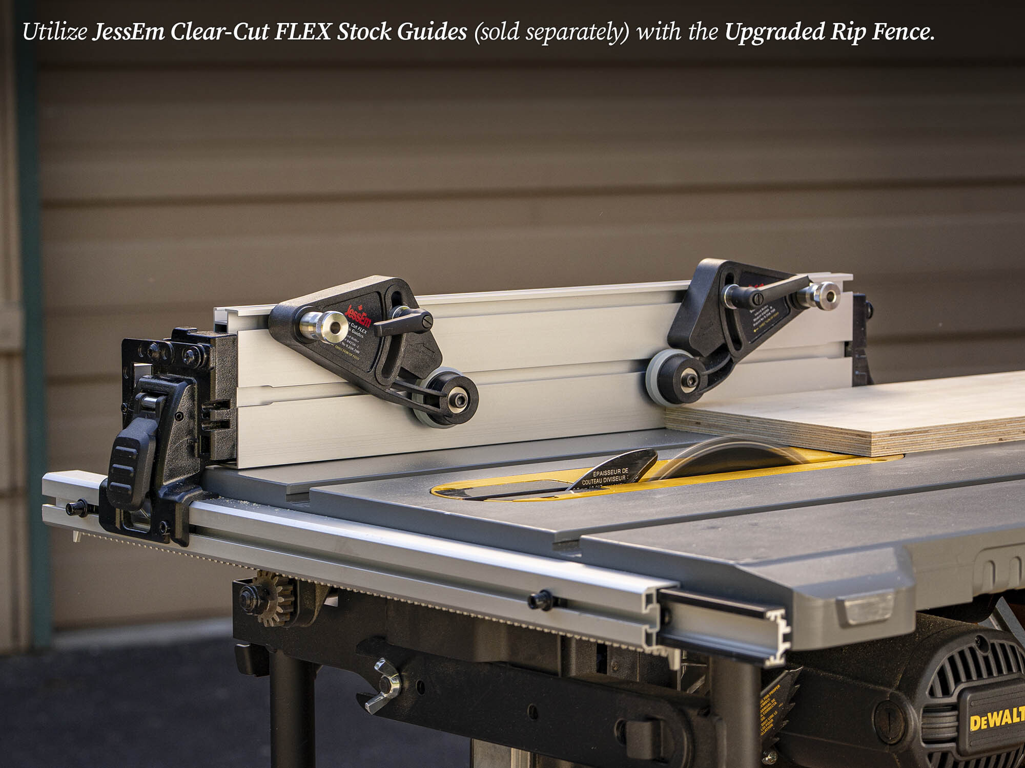 JessEm on upgraded rip fence